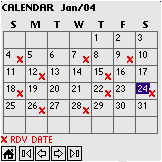 Calendrier RDV+