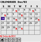 Calendrier RDV+